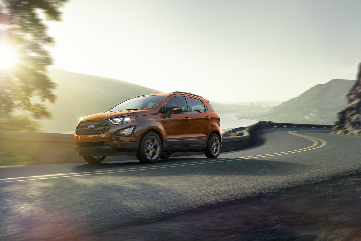 2019 Ford EcoSport Orange Exterior Front